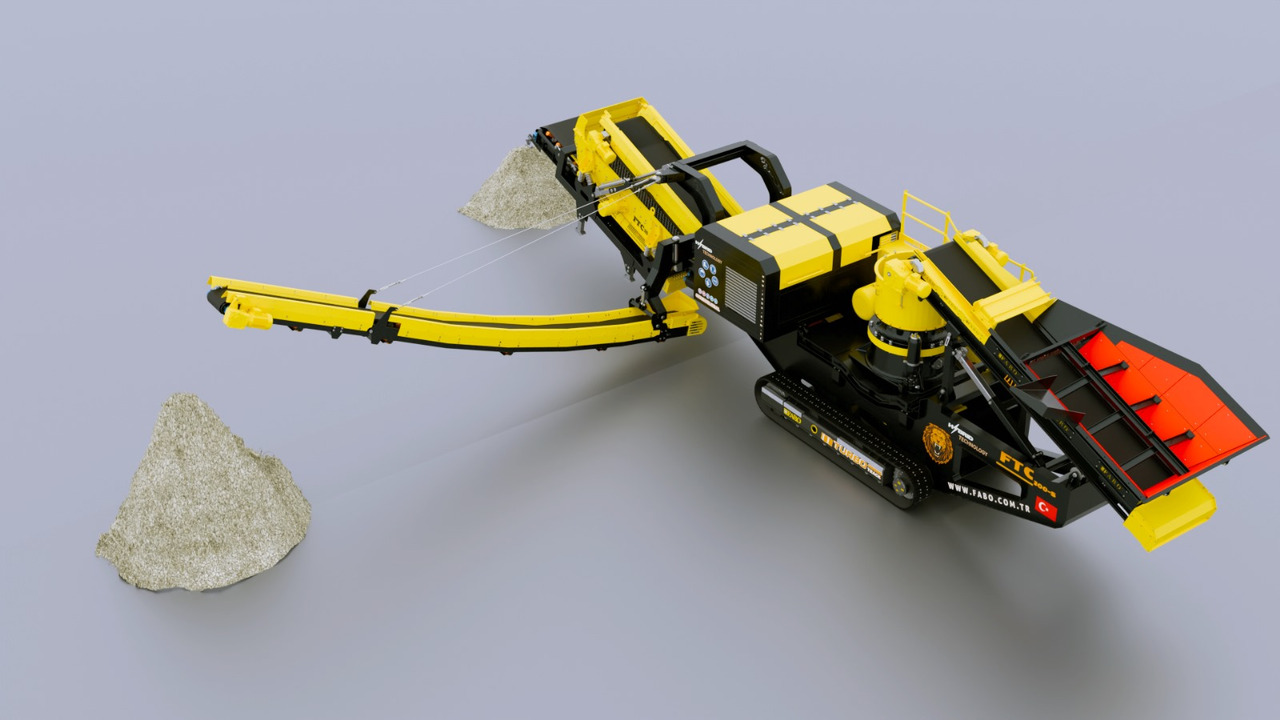FABO Mobile crusher - Mobilný drvič: obrázok 2 FABO Mobile crusher - Mobilný drvič: obrázok 2