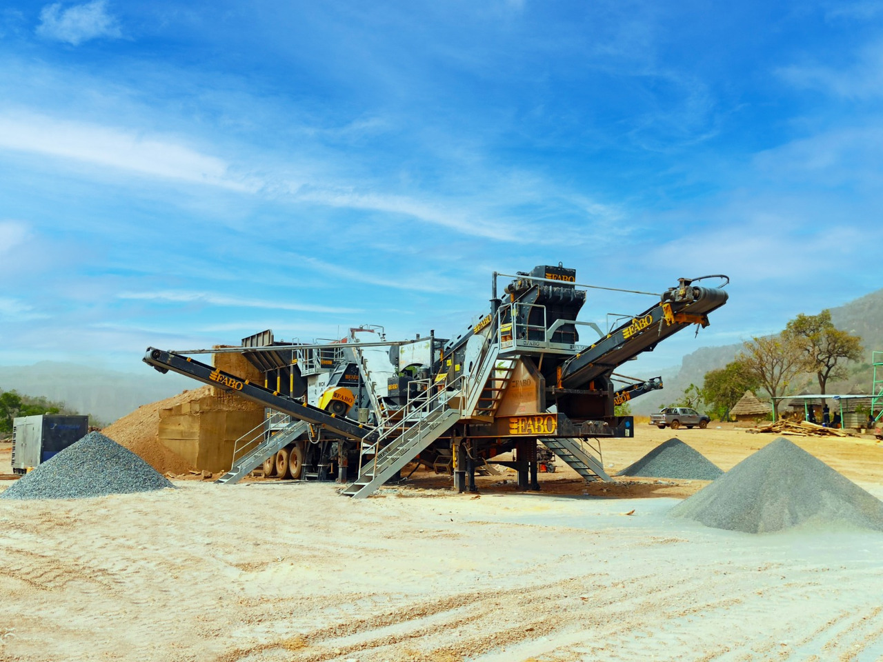 FABO Mobile crusher - Mobilný drvič: obrázok 1 FABO Mobile crusher - Mobilný drvič: obrázok 1