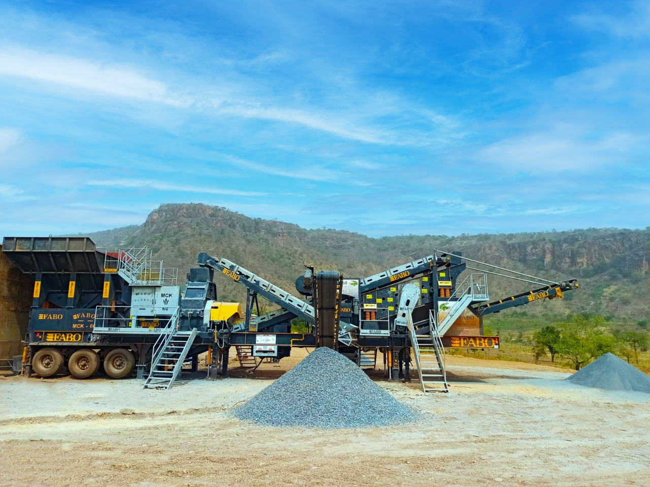 FABO Mobile crusher - Mobilný drvič: obrázok 4 FABO Mobile crusher - Mobilný drvič: obrázok 4