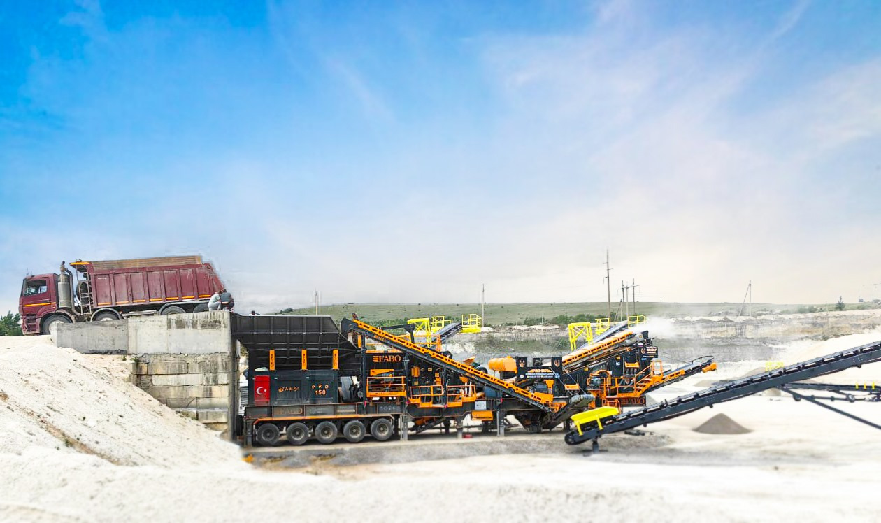 FABO Mobile crusher - Mobilný drvič: obrázok 1 FABO Mobile crusher - Mobilný drvič: obrázok 1