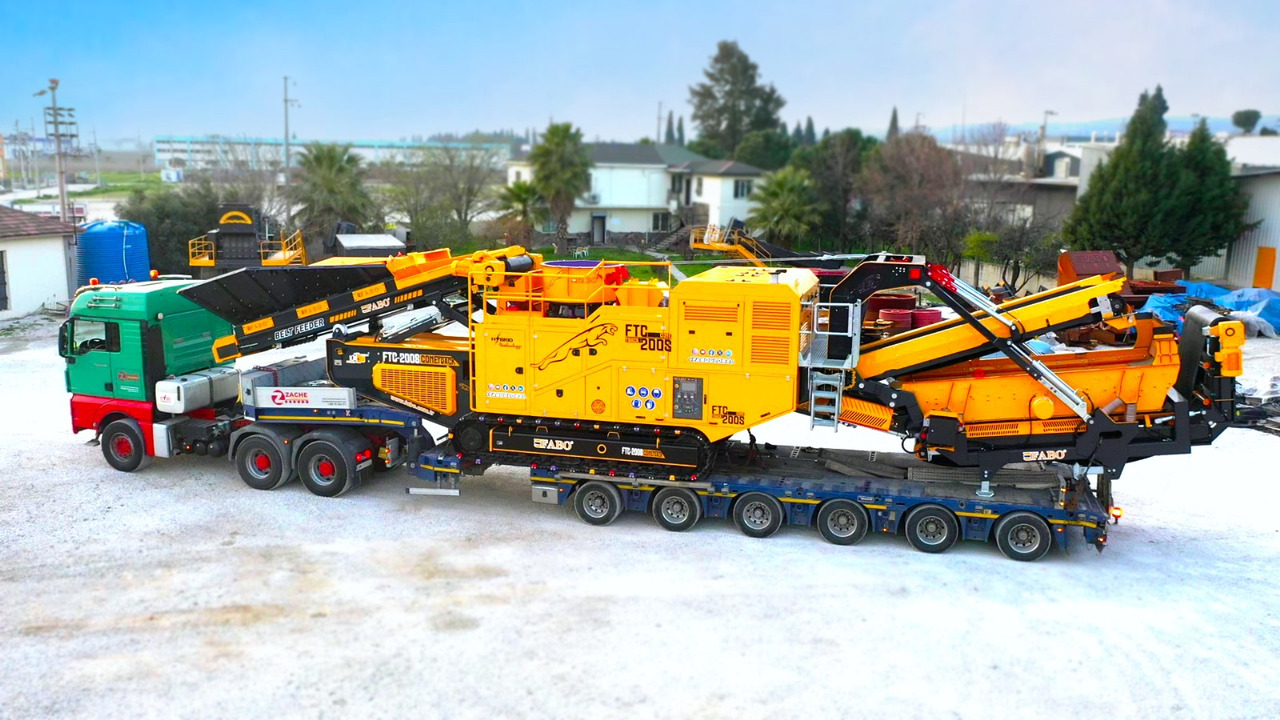 FABO Mobile crusher - Mobilný drvič: obrázok 2 FABO Mobile crusher - Mobilný drvič: obrázok 2