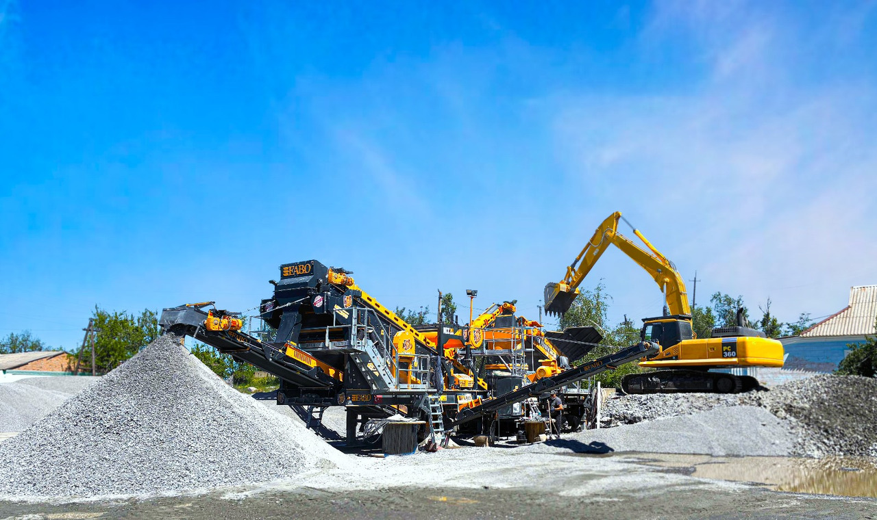 FABO Mobile crusher - Mobilný drvič: obrázok 1 FABO Mobile crusher - Mobilný drvič: obrázok 1