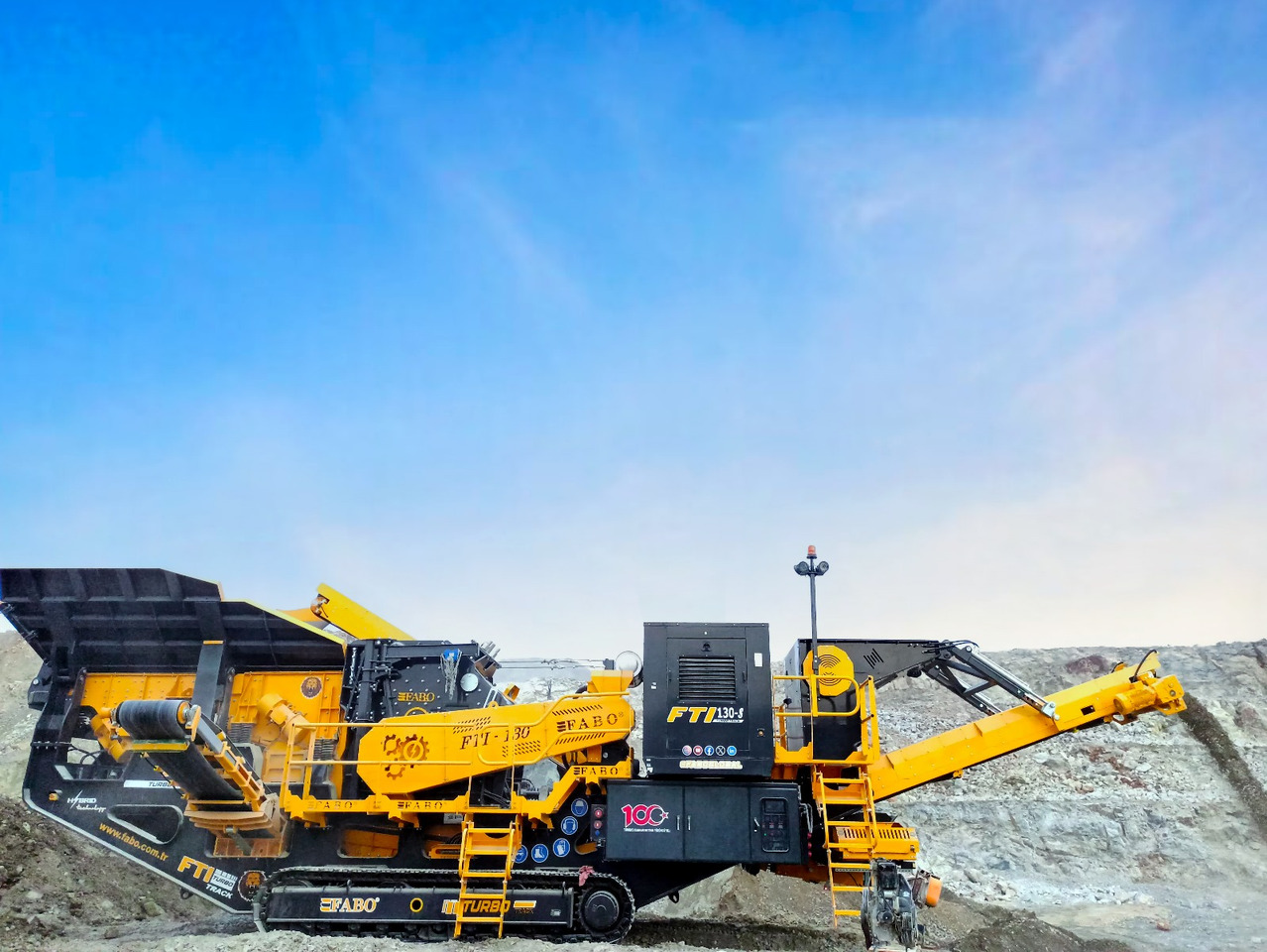 FABO Mobile crusher - Mobilný drvič: obrázok 3 FABO Mobile crusher - Mobilný drvič: obrázok 3