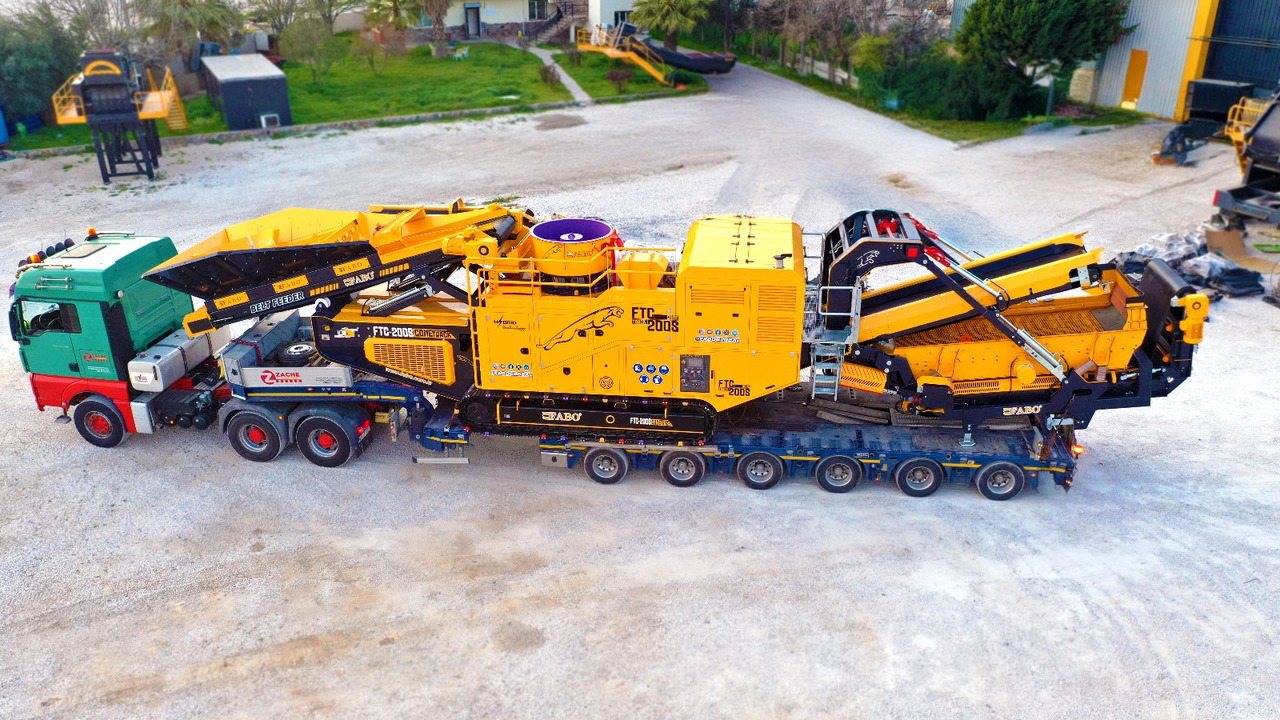 FABO Mobile crusher - Mobilný drvič: obrázok 1 FABO Mobile crusher - Mobilný drvič: obrázok 1