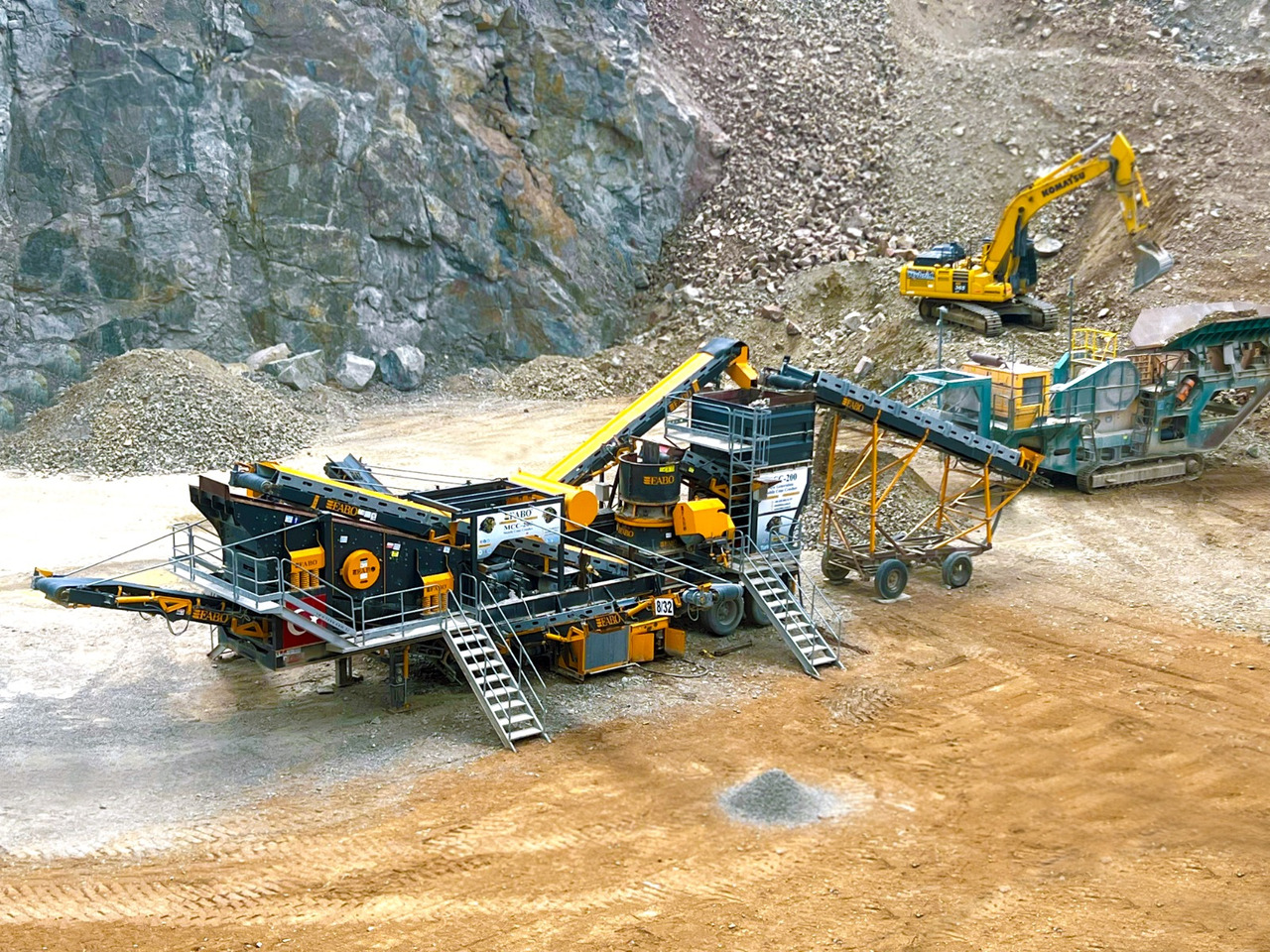 FABO Mobile crusher - Mobilný drvič: obrázok 3 FABO Mobile crusher - Mobilný drvič: obrázok 3