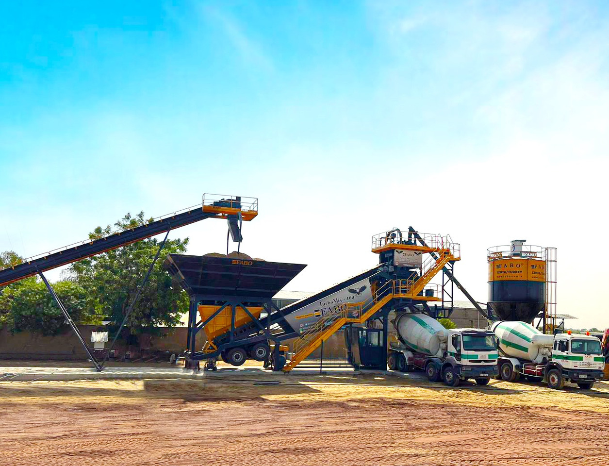 FABO mobile concrete batching plant - Betonáreň: obrázok 2 FABO mobile concrete batching plant - Betonáreň: obrázok 2