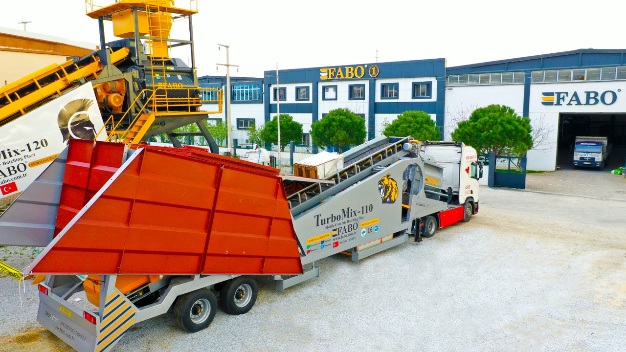 FABO mobile concrete batching plant - Betonáreň: obrázok 1 FABO mobile concrete batching plant - Betonáreň: obrázok 1