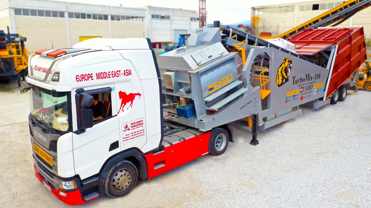 FABO mobile concrete batching plant - Betonáreň: obrázok 3 FABO mobile concrete batching plant - Betonáreň: obrázok 3