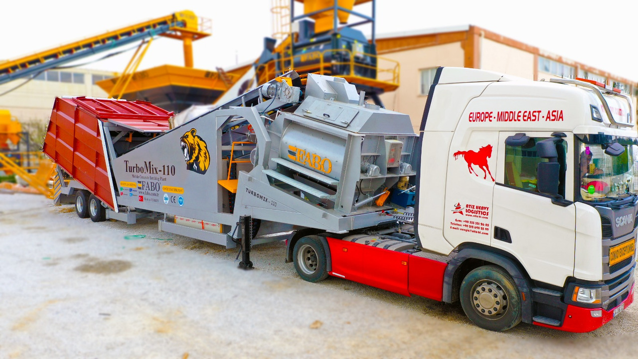 FABO mobile concrete batching plant - Betonáreň: obrázok 1 FABO mobile concrete batching plant - Betonáreň: obrázok 1