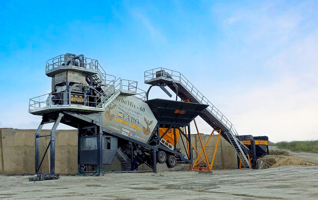 FABO mobile concrete batching plant - Betonáreň: obrázok 1 FABO mobile concrete batching plant - Betonáreň: obrázok 1