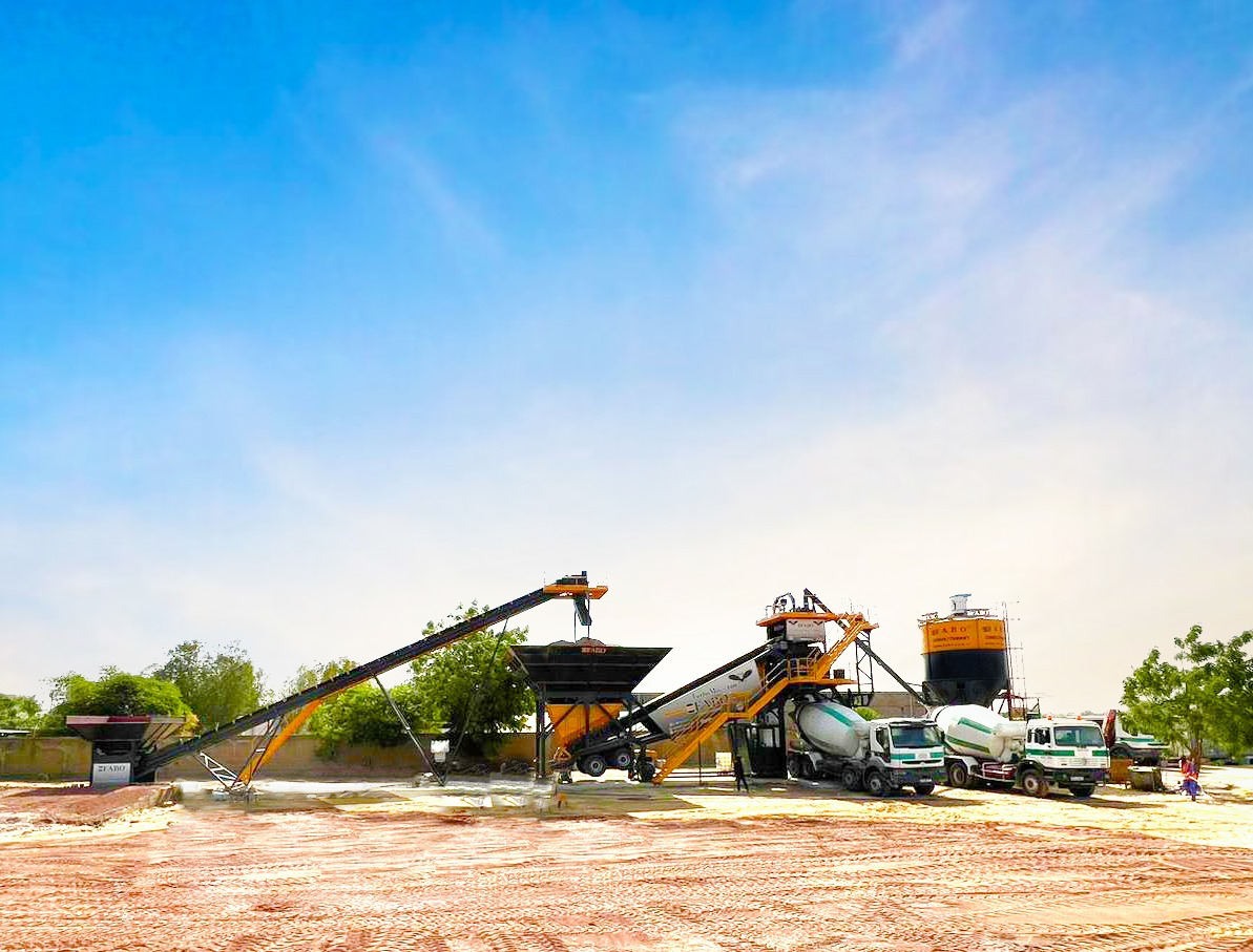 FABO mobile concrete batching plant - Betonáreň: obrázok 1 FABO mobile concrete batching plant - Betonáreň: obrázok 1