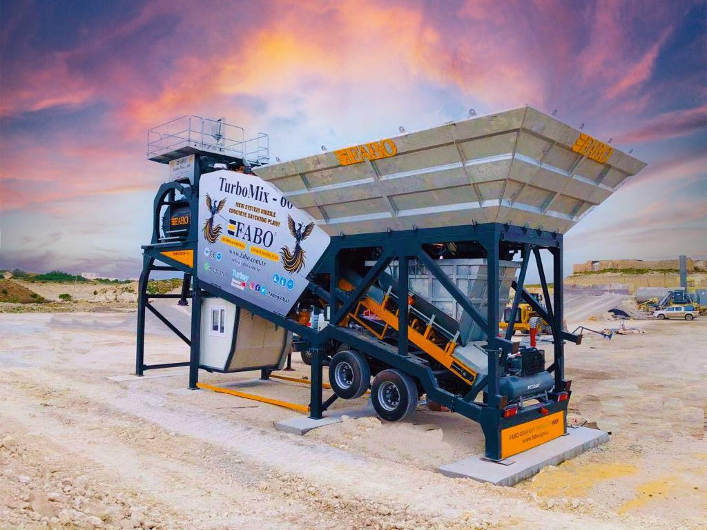 FABO mobile concrete batching plant - Betonáreň: obrázok 4 FABO mobile concrete batching plant - Betonáreň: obrázok 4