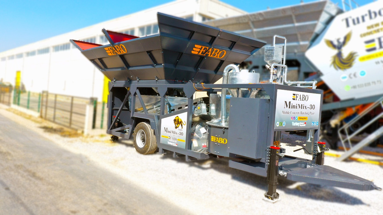 FABO mobile concrete batching plant - Betonáreň: obrázok 1 FABO mobile concrete batching plant - Betonáreň: obrázok 1
