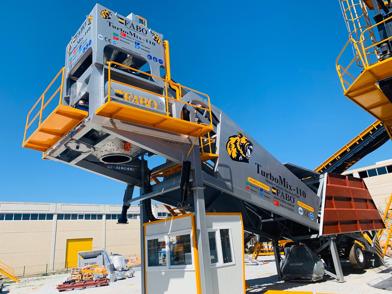 FABO mobile concrete batching plant - Betonáreň: obrázok 5 FABO mobile concrete batching plant - Betonáreň: obrázok 5