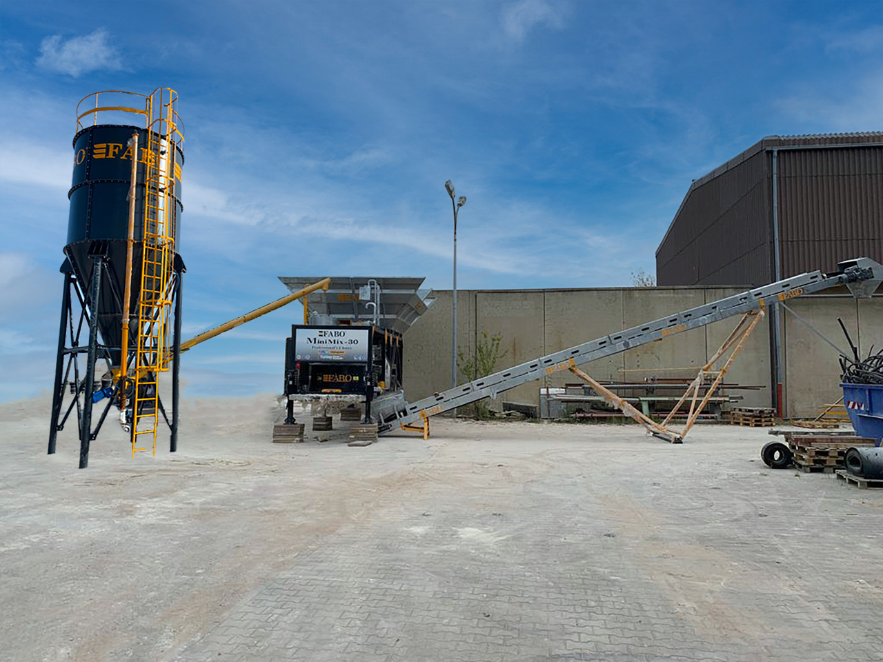 FABO mobile concrete batching plant - Betonáreň: obrázok 1 FABO mobile concrete batching plant - Betonáreň: obrázok 1