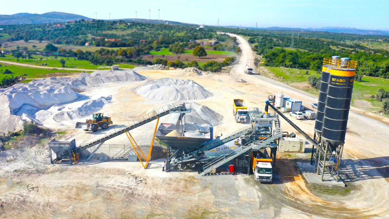 FABO mobile concrete batching plant - Betonáreň: obrázok 4 FABO mobile concrete batching plant - Betonáreň: obrázok 4