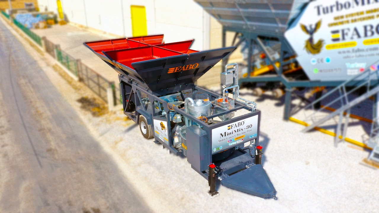 FABO mobile concrete batching plant - Betonáreň: obrázok 3 FABO mobile concrete batching plant - Betonáreň: obrázok 3