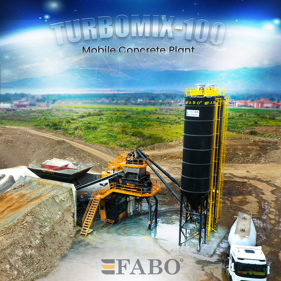 FABO mobile concrete batching plant - Betonáreň: obrázok 1 FABO mobile concrete batching plant - Betonáreň: obrázok 1
