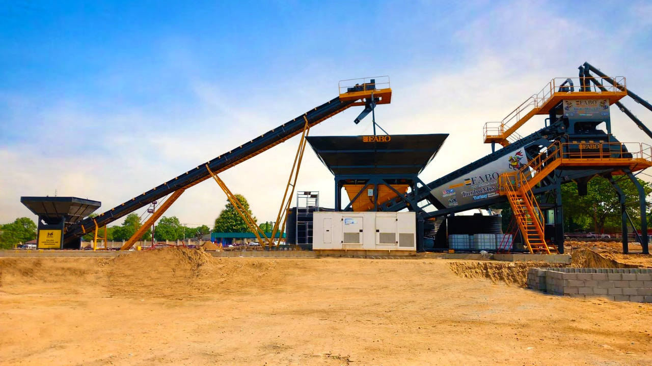 FABO mobile concrete batching plant - Betonáreň: obrázok 1 FABO mobile concrete batching plant - Betonáreň: obrázok 1