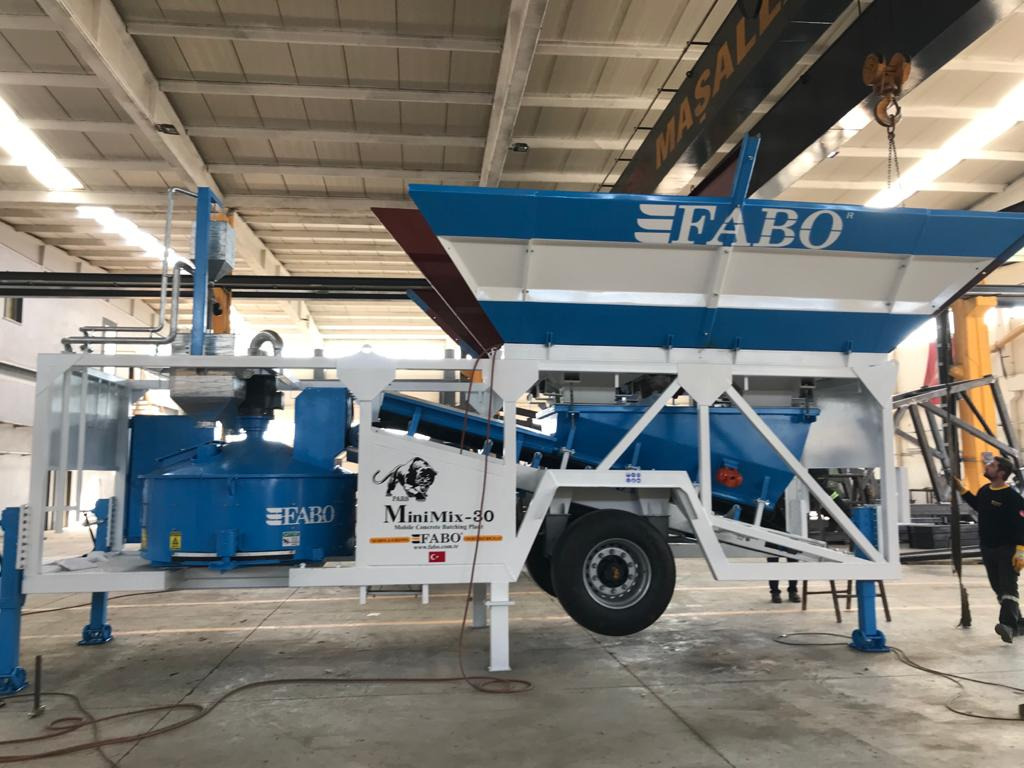FABO mobile concrete batching plant - Betonáreň: obrázok 4 FABO mobile concrete batching plant - Betonáreň: obrázok 4