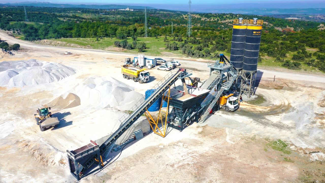 FABO mobile concrete batching plant - Betonáreň: obrázok 1 FABO mobile concrete batching plant - Betonáreň: obrázok 1