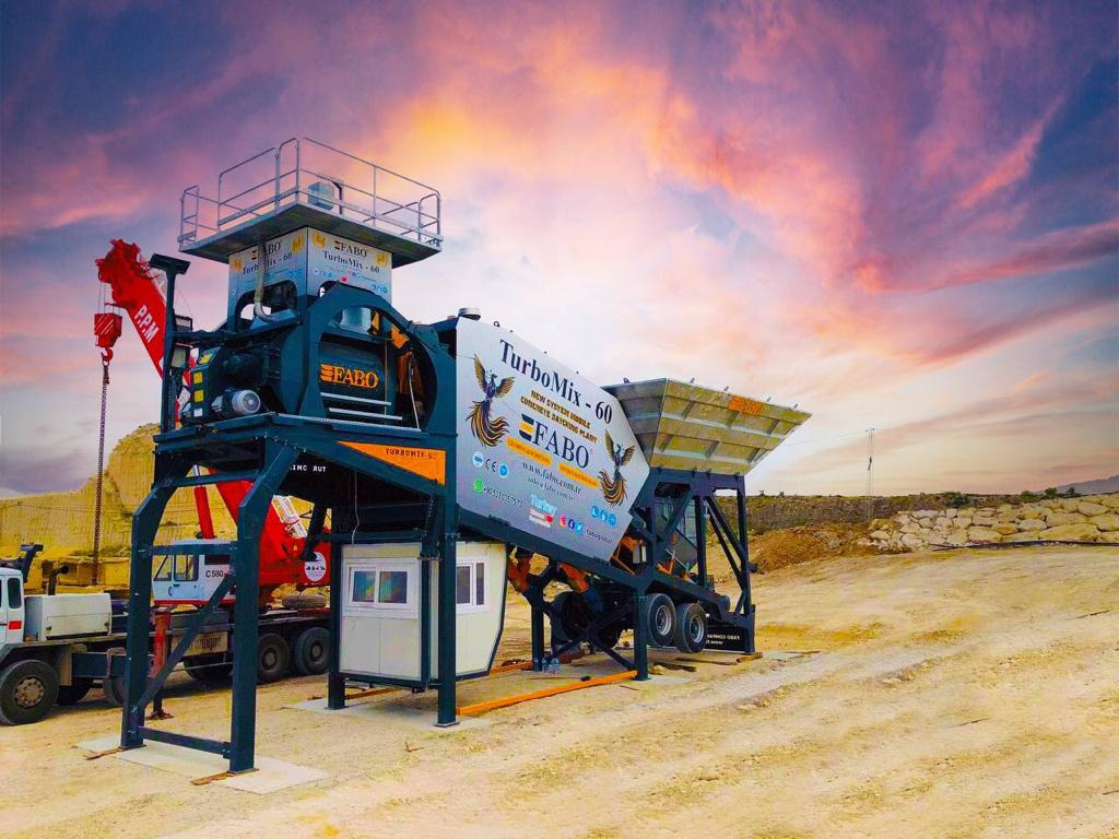 FABO mobile concrete batching plant - Betonáreň: obrázok 2 FABO mobile concrete batching plant - Betonáreň: obrázok 2