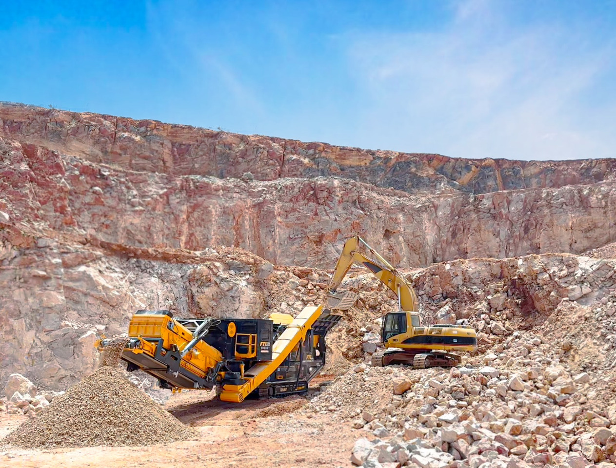 FABO mobile impact crusher - Nárazový drvič: obrázok 4 FABO mobile impact crusher - Nárazový drvič: obrázok 4