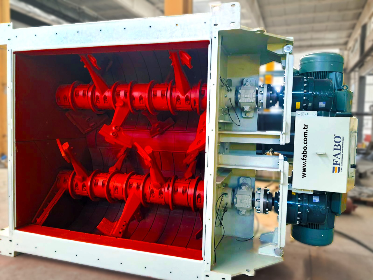 FABO twin shaft mixer - Stavebná miešačka: obrázok 1 FABO twin shaft mixer - Stavebná miešačka: obrázok 1