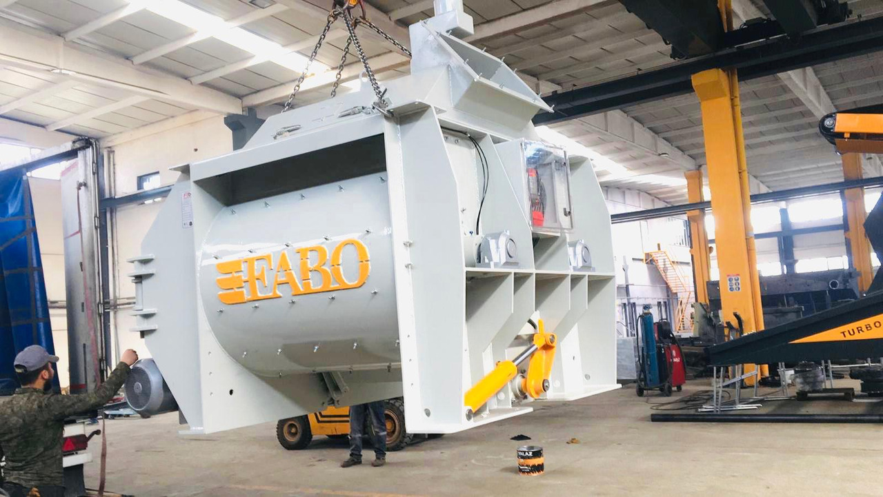 FABO twin shaft mixer - Stavebná miešačka: obrázok 1 FABO twin shaft mixer - Stavebná miešačka: obrázok 1