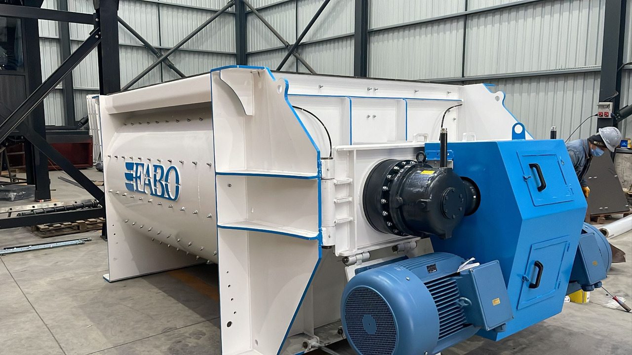 FABO twin shaft mixer - Stavebná miešačka: obrázok 4 FABO twin shaft mixer - Stavebná miešačka: obrázok 4