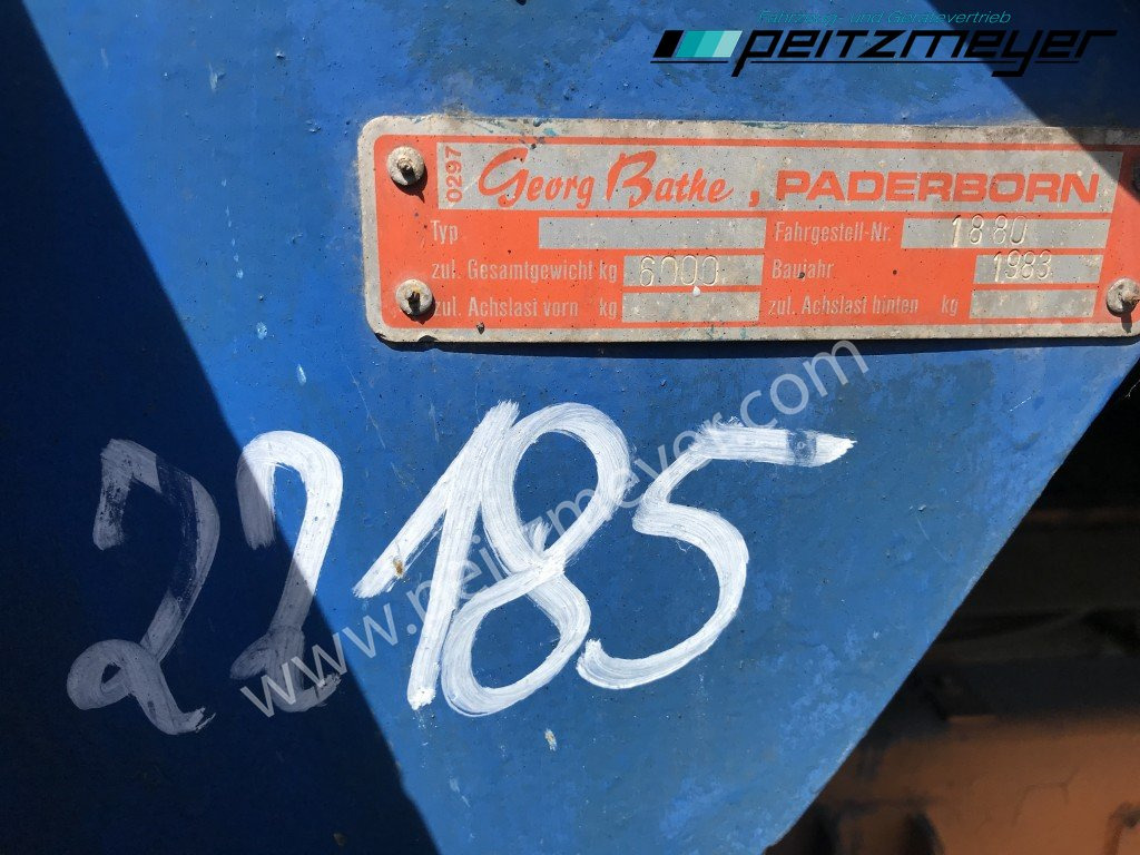 Rozstrekovač živice BATHE TANDEMANHÄNGER Bitum / Teerkocher 3,5 m³ Hatz Diesel-Motor 1 B 40: obrázok 18 Rozstrekovač živice BATHE TANDEMANHÄNGER Bitum / Teerkocher 3,5 m³ Hatz Diesel-Motor 1 B 40: obrázok 18