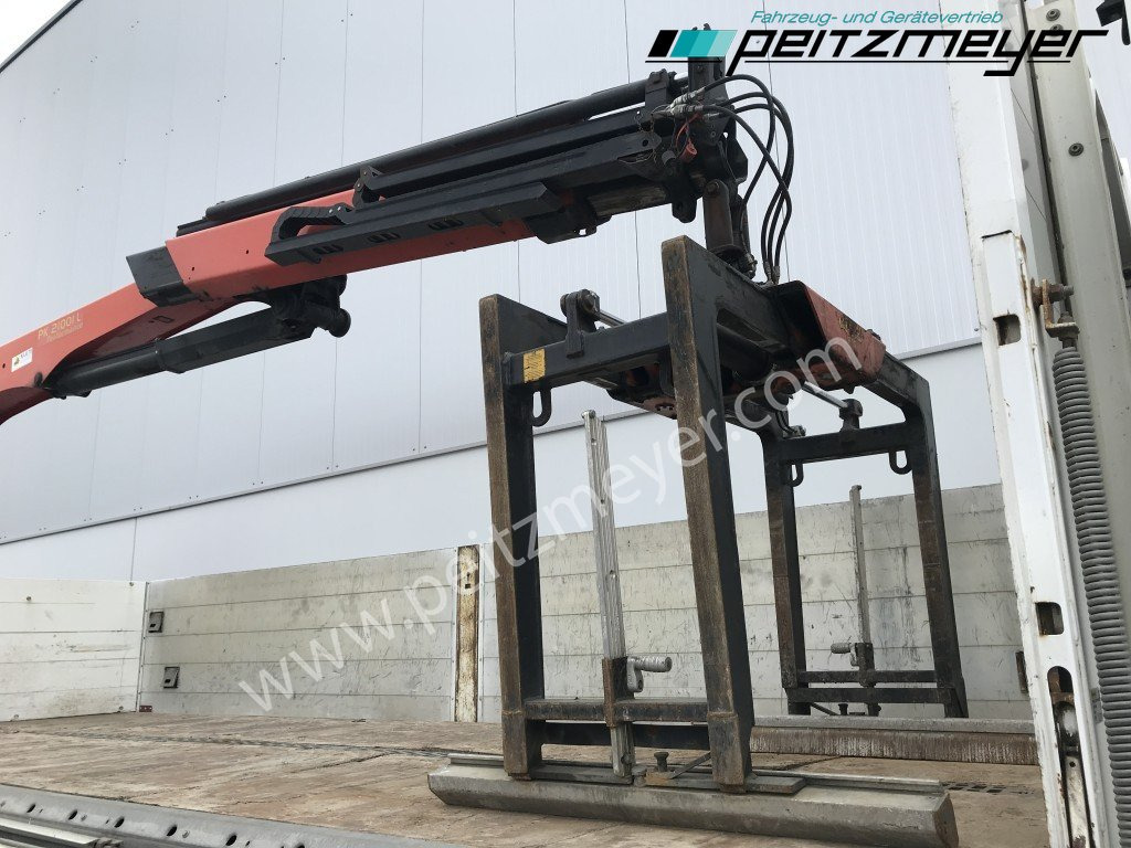 Valníkový/ Plošinový nákladný automobil, Auto s hydraulickou rukou MAN TGS 26.440 FL 6x2 Palfinger PK 21001 L Steinzange, EU 6, Lenkachse: obrázok 39