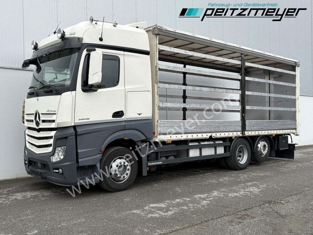 MERCEDES-BENZ Actros 2545 LL Pritsche, Klima, Standklima, PPC, EU 6 MP 4 - Edscha - Plachtové nákladné vozidlo: obrázok 1 MERCEDES-BENZ Actros 2545 LL Pritsche, Klima, Standklima, PPC, EU 6 MP 4 - Edscha - Plachtové nákladné vozidlo: obrázok 1
