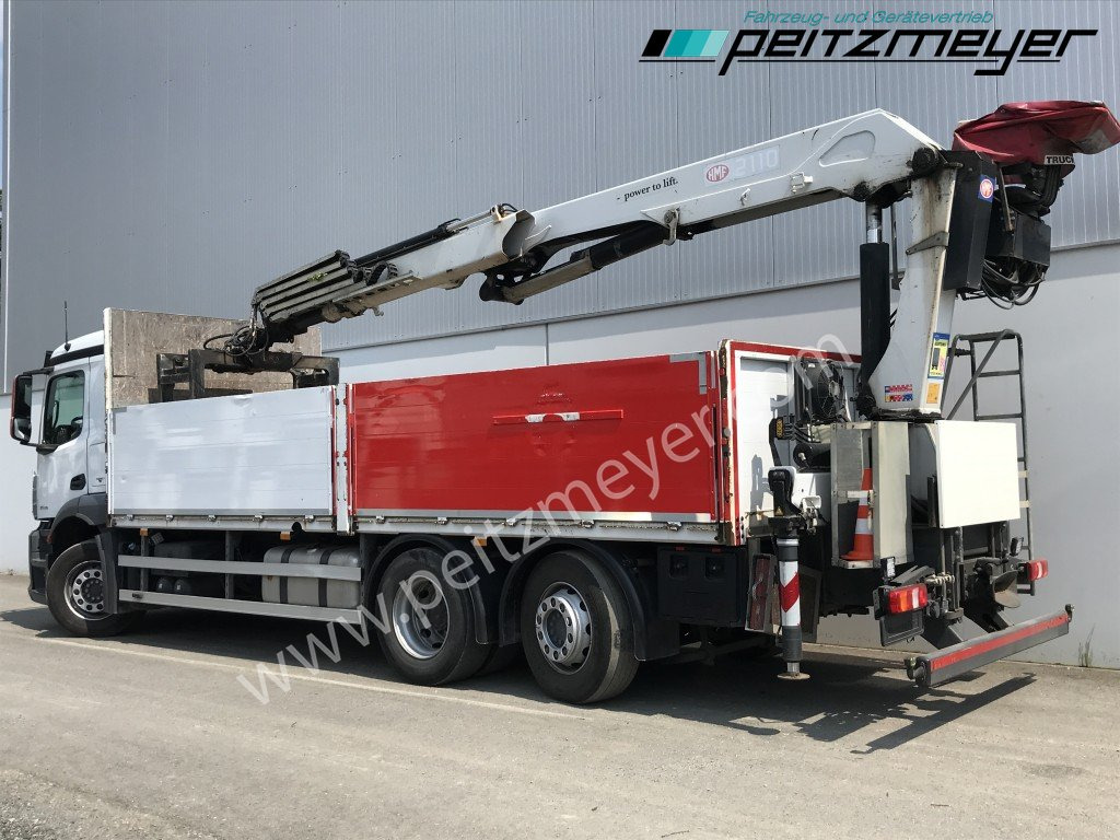 MERCEDES-BENZ Antos 2536 LL Pritsche HMF 2110-L5 5 fach Ausschub mit Steinzange - Valníkový/ Plošinový nákladný automobil, Auto s hydraulickou rukou: obrázok 4 MERCEDES-BENZ Antos 2536 LL Pritsche HMF 2110-L5 5 fach Ausschub mit Steinzange - Valníkový/ Plošinový nákladný automobil, Auto s hydraulickou rukou: obrázok 4