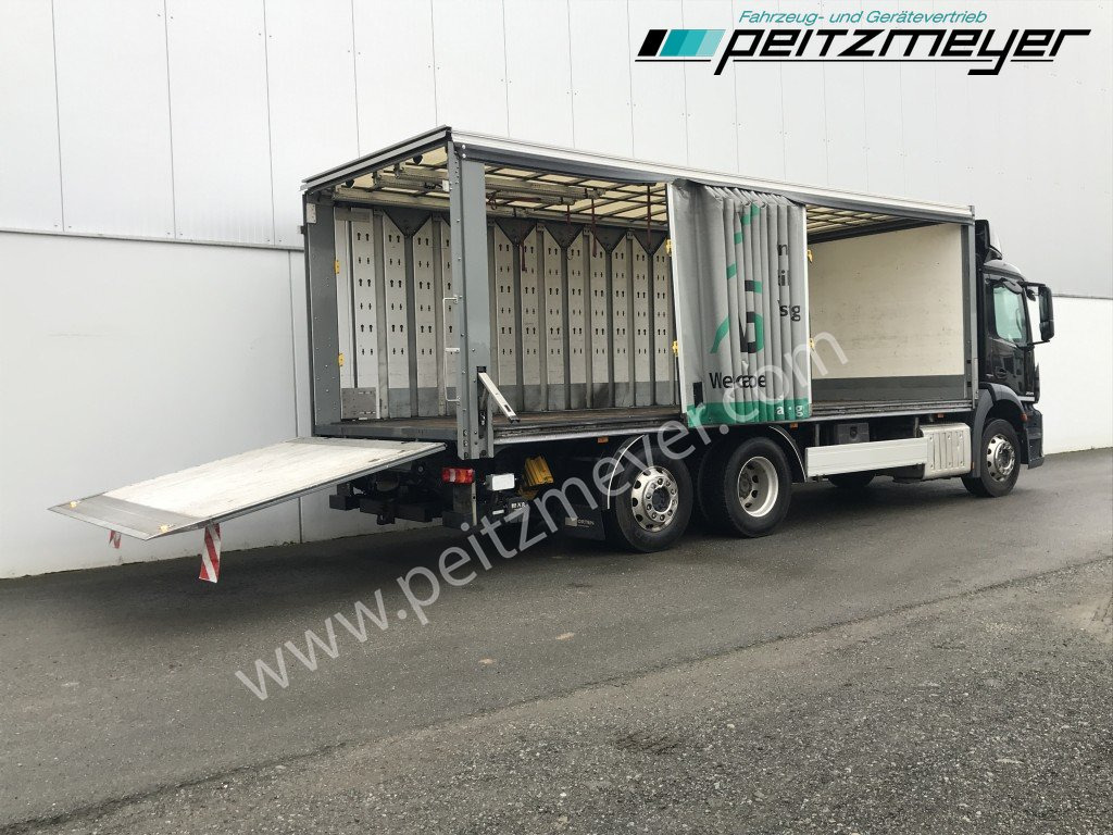 MERCEDES-BENZ Antos 2543 LL Getränke Schiebeplane Retarder, 2 x AHK, LBW 2 t., Lenkachse - Přepravník nápojů: obrázok 3 MERCEDES-BENZ Antos 2543 LL Getränke Schiebeplane Retarder, 2 x AHK, LBW 2 t., Lenkachse - Přepravník nápojů: obrázok 3