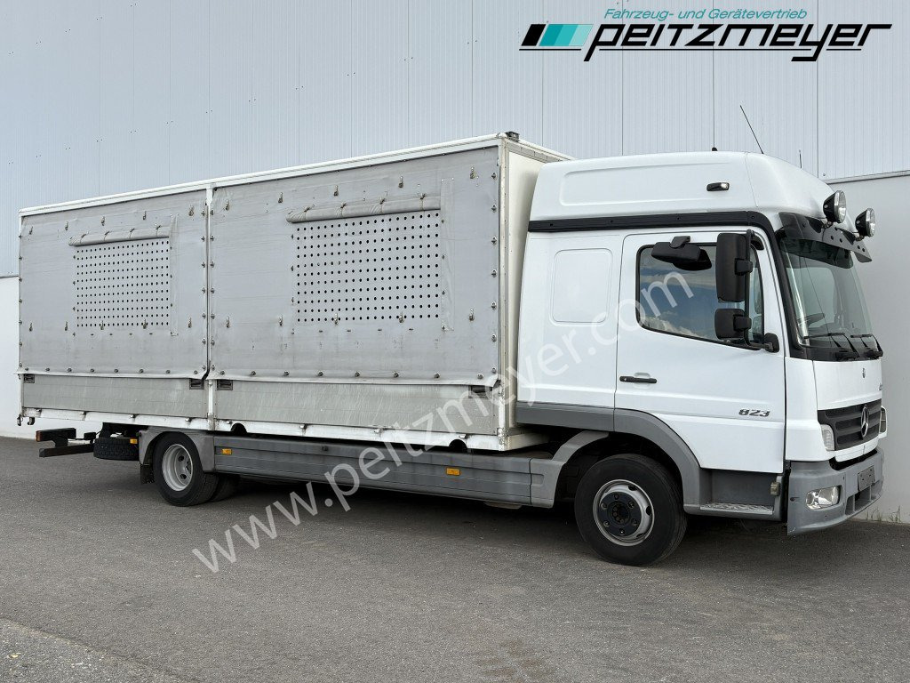 MERCEDES-BENZ Atego 823 L Geflügelpritsche L - Fahrerhaus, Klima, 2 x AHK - Skříňový nákladní auto: obrázok 4 MERCEDES-BENZ Atego 823 L Geflügelpritsche L - Fahrerhaus, Klima, 2 x AHK - Skříňový nákladní auto: obrázok 4