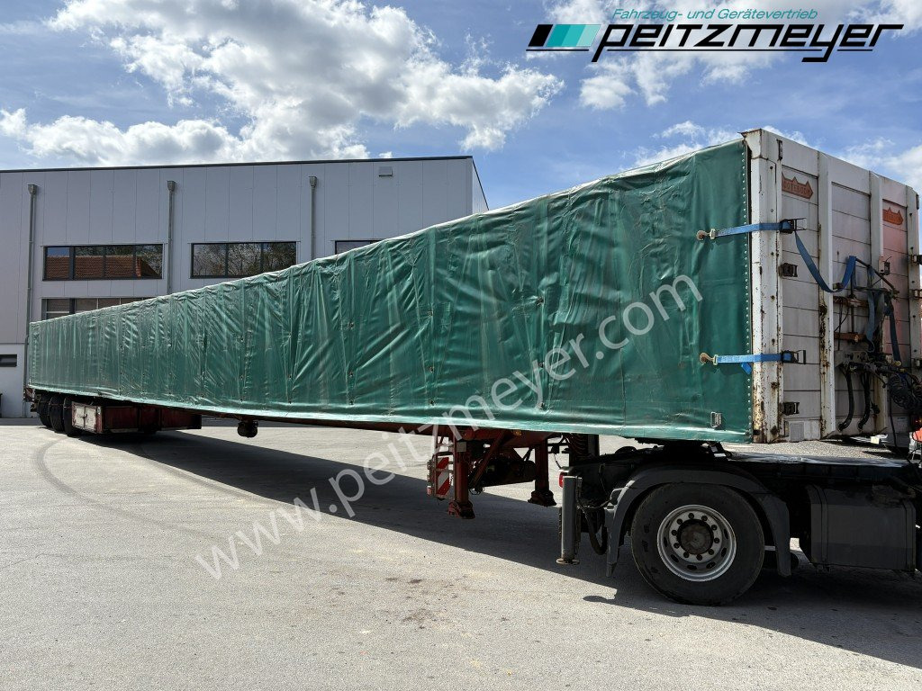 NOOTEBOOM ( NL ) Pritschenauflieger ausziehbar OVB-48-03V hydr. gelenkt Fernsteuerung, 26,35 m unter Plane - Plachtový náves: obrázok 4 NOOTEBOOM ( NL ) Pritschenauflieger ausziehbar OVB-48-03V hydr. gelenkt Fernsteuerung, 26,35 m unter Plane - Plachtový náves: obrázok 4