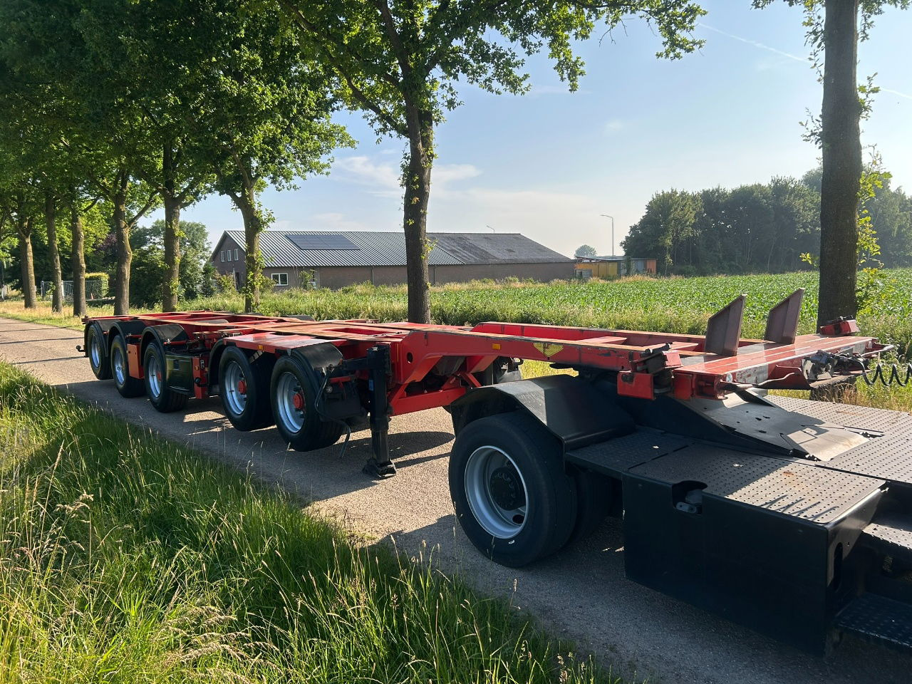 Broshuis 2-Connect-5Akcc / 3 x Steering axle / 4 x Lifting axle / tyres 80 / 3 x - Náves preprava kontajnerov/ Výmenná nadstavba: obrázok 2 Broshuis 2-Connect-5Akcc / 3 x Steering axle / 4 x Lifting axle / tyres 80 / 3 x - Náves preprava kontajnerov/ Výmenná nadstavba: obrázok 2
