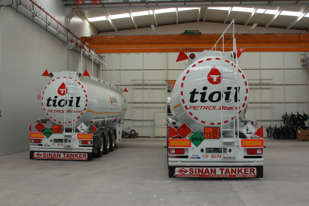 SINAN TANKER-TREYLER Aluminium, fuel tanker- Бензовоз Алюминьевый - Cisternový náves: obrázok 2 SINAN TANKER-TREYLER Aluminium, fuel tanker- Бензовоз Алюминьевый - Cisternový náves: obrázok 2