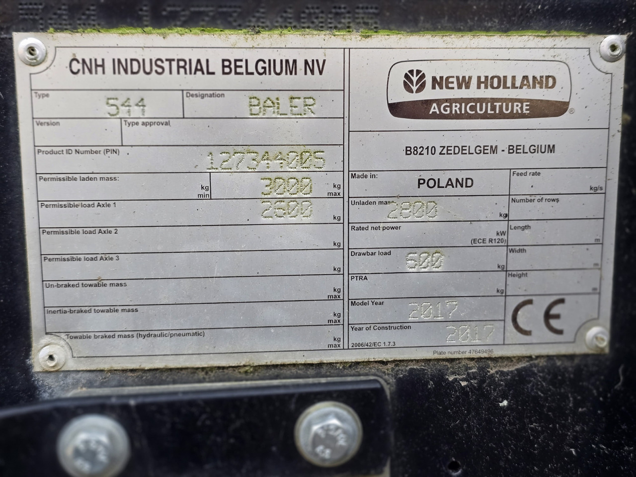 New Holland BR6090 - Lis na okrúhle balíky: obrázok 5 New Holland BR6090 - Lis na okrúhle balíky: obrázok 5