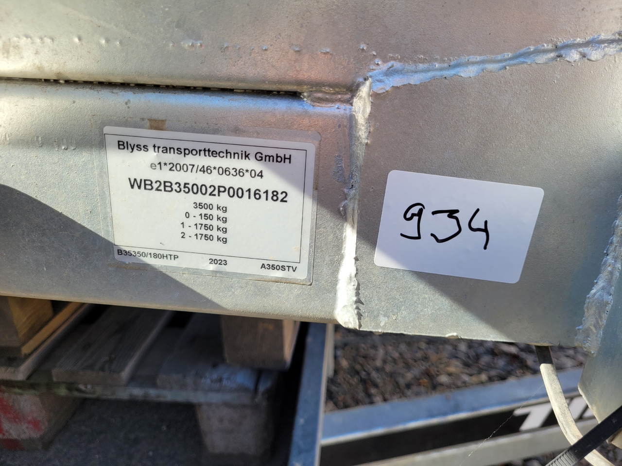 BLYSS 3500kg - Príves: obrázok 2 BLYSS 3500kg - Príves: obrázok 2