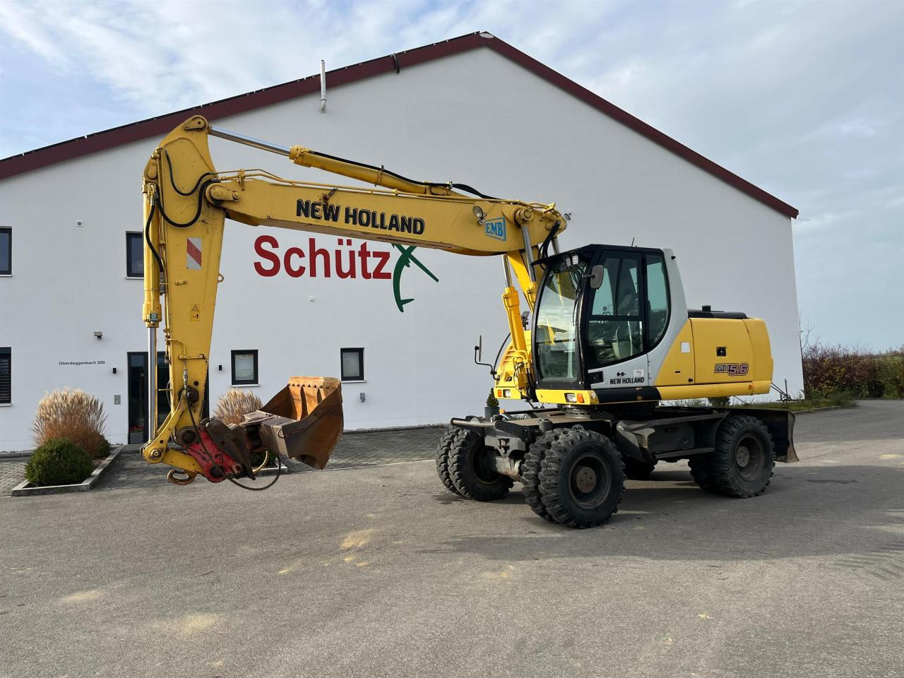 New Holland MH 5.6 inkl. Grabenlöffel, Tieflöffel - Kolesové rýpadlo: obrázok 2 New Holland MH 5.6 inkl. Grabenlöffel, Tieflöffel - Kolesové rýpadlo: obrázok 2