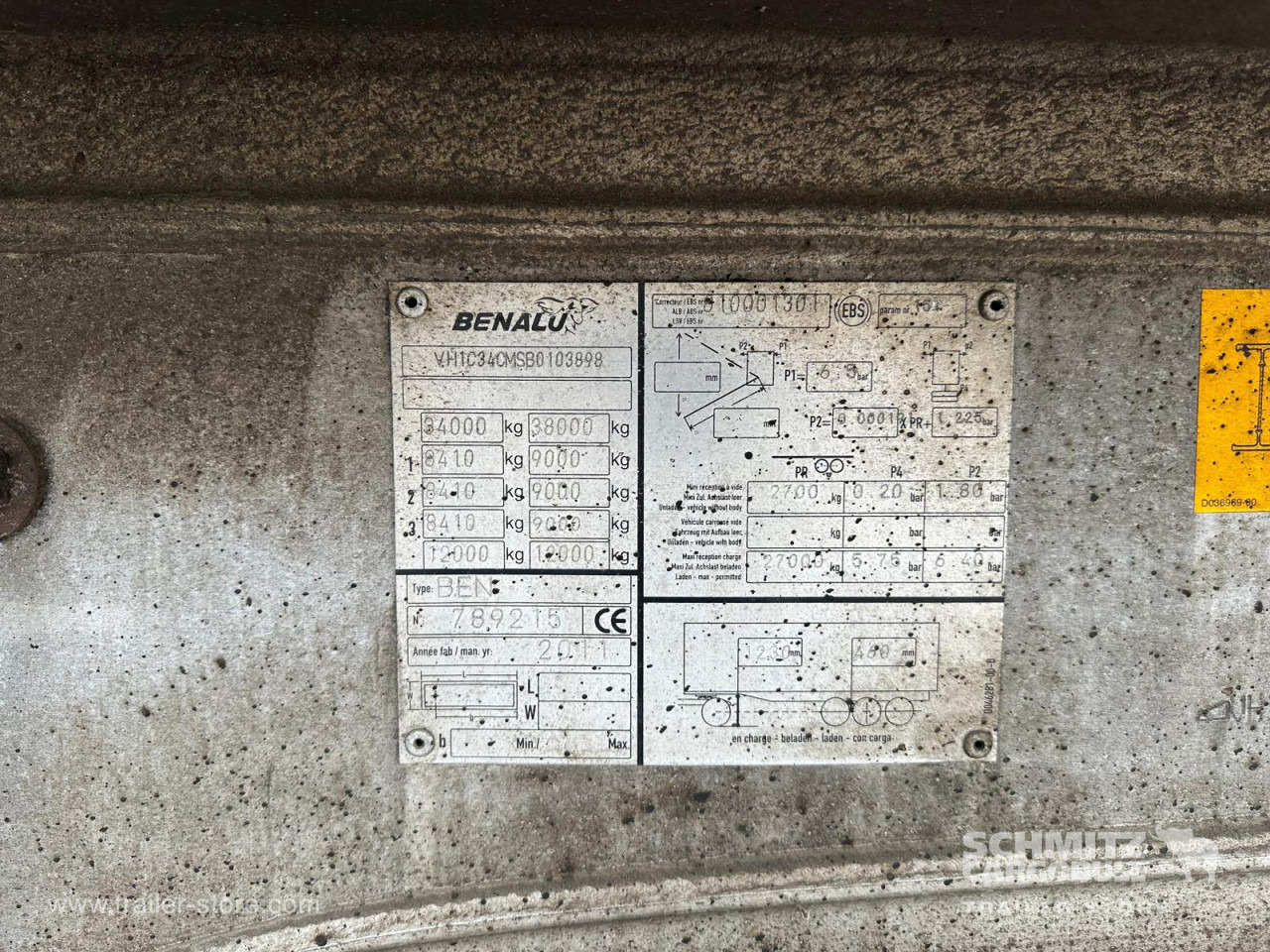 BENALU Tipper Alu-square sided body 24m³ - Náves sklápěcí: obrázok 4 BENALU Tipper Alu-square sided body 24m³ - Náves sklápěcí: obrázok 4