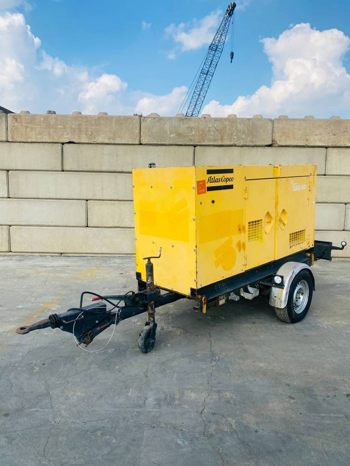 Atlas Copco QAS 60 - Elektrický generátor: obrázok 1 Atlas Copco QAS 60 - Elektrický generátor: obrázok 1