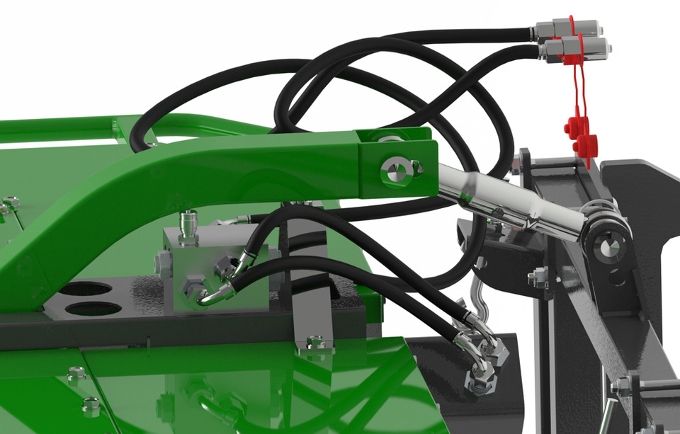 Talex Frontmähwerk Hydraulikantrieb Hoflader Radlader Teleskoplad - Kosačka: obrázok 5 Talex Frontmähwerk Hydraulikantrieb Hoflader Radlader Teleskoplad - Kosačka: obrázok 5