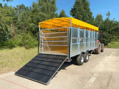 Viehanhänger Tandem Viehwagen Viehtransporter Anhänger - Príves na přepravu zvířat: obrázok 4 Viehanhänger Tandem Viehwagen Viehtransporter Anhänger - Príves na přepravu zvířat: obrázok 4