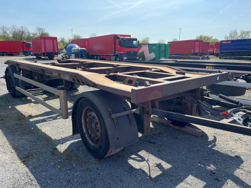 Hüffermann 2-achs Abrollanhänger HAR 18.70 Containeranhänge - Hákový/ Ramenový nosič přívěs: obrázok 2 Hüffermann 2-achs Abrollanhänger HAR 18.70 Containeranhänge - Hákový/ Ramenový nosič přívěs: obrázok 2