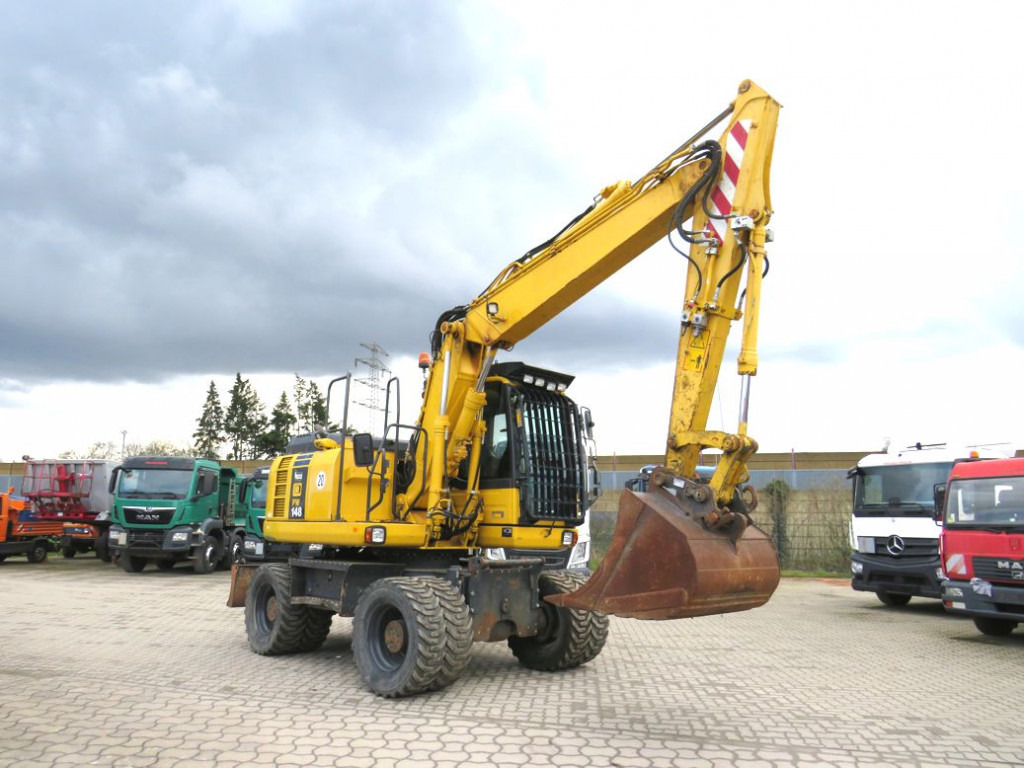 KOMATSU HANOMAG Mobilbagger PW 148 - 8 Bagger 6.824h Deutsch top - Kolesové rýpadlo: obrázok 5 KOMATSU HANOMAG Mobilbagger PW 148 - 8 Bagger 6.824h Deutsch top - Kolesové rýpadlo: obrázok 5