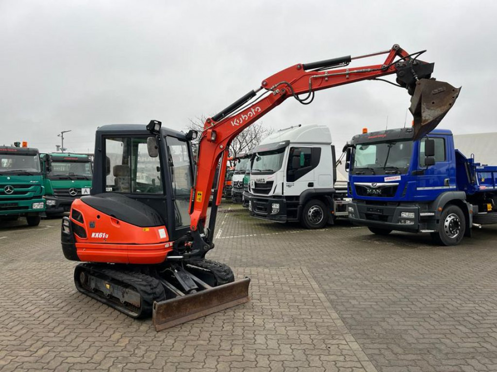 KUBOTA Minibagger KX 61 Minibagger 2245h, incl. Grabn+Tieflöffel - Mini rýpadlo: obrázok 1 KUBOTA Minibagger KX 61 Minibagger 2245h, incl. Grabn+Tieflöffel - Mini rýpadlo: obrázok 1