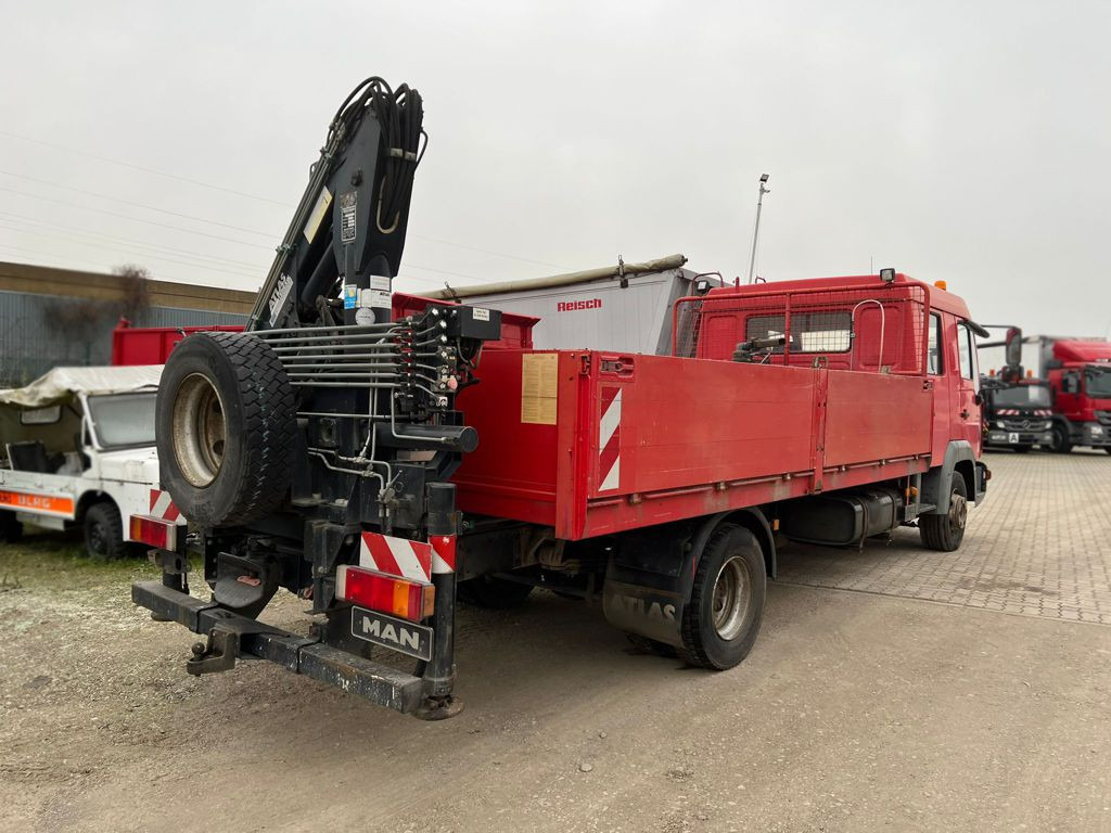 MAN LE 12.225 LC Pritsche Heckkran 6 Zylinder Doka Topzust - Valníkový/ Plošinový nákladný automobil, Auto s hydraulickou rukou: obrázok 3 MAN LE 12.225 LC Pritsche Heckkran 6 Zylinder Doka Topzust - Valníkový/ Plošinový nákladný automobil, Auto s hydraulickou rukou: obrázok 3